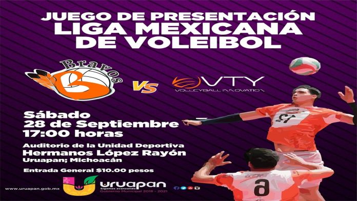 Alista Bravos Michoacán su presentación en Uruapan