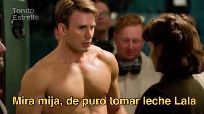 Chris Evans protagoniza campaña de leche y se desatan los memes