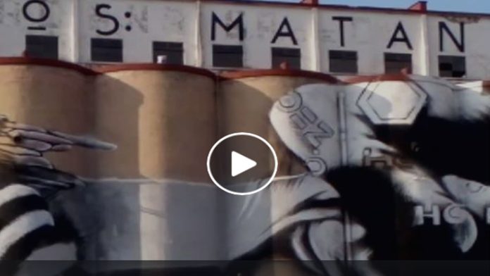 Video: El artista visual Clotev, hace graffiti monumental en la Harinera de Morelia