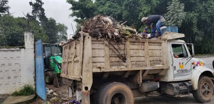 Lograron retirar 80 toneladas de basura del Panteón Municipal San Juan Evangelista Lograron retirar 80 toneladas de basura del Panteón Municipal San Juan Evangelista