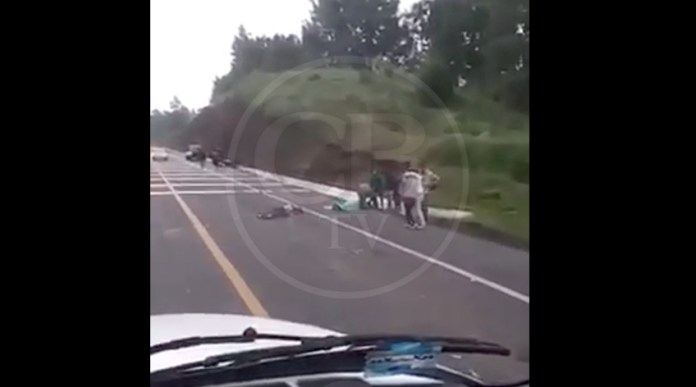 VIDEO (+18): Aparatoso accidente deja dos muertos y tres lesionados en la Siglo XXI