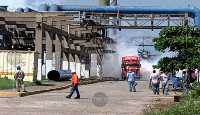 Fuga de amoniaco en Fertinal moviliza a cuerpos de emergencia