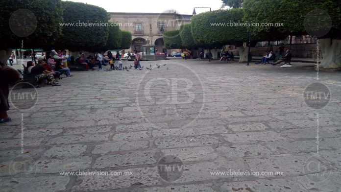 Plaza Benito Juárez de Morelia, espacio afectado por la drogadicción