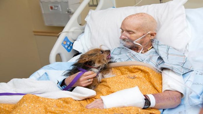 Hombre cumple su último dese antes de morir; despedirse de su mejor amigo