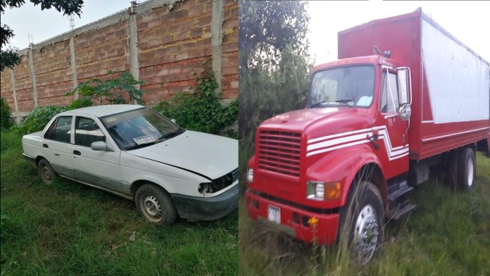 Recupera PM Uruapan 3 vehículos con reporte de robo