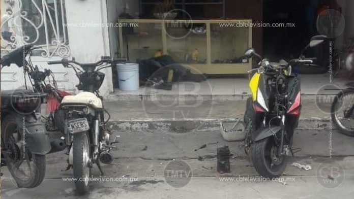 Asesinan a 4 hombres en un taller de motos