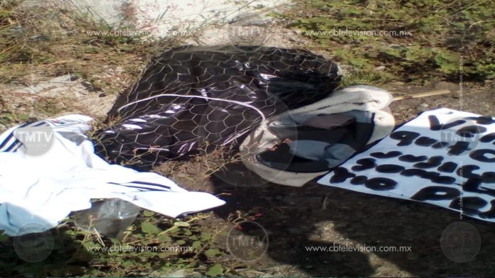 Le juegan al sicario y bromean al dejar narcomensaje con una bolsa con basura