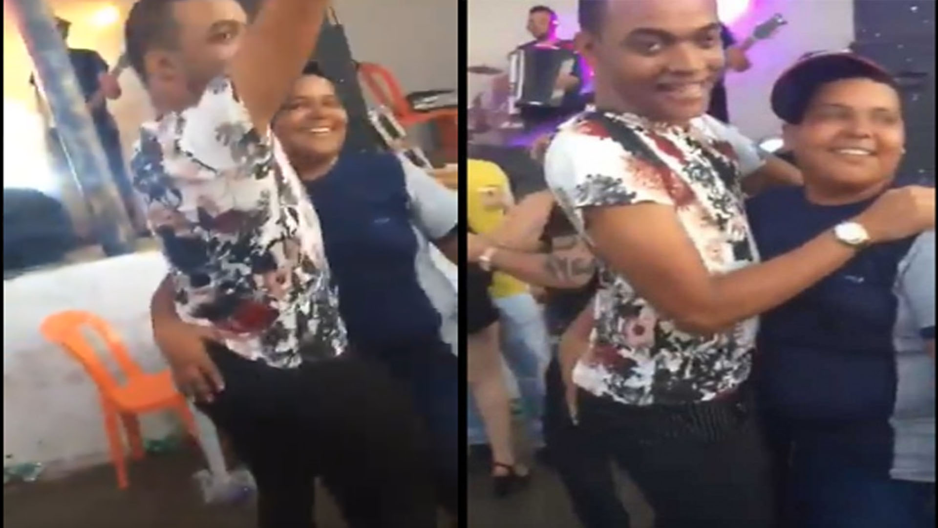 Video: Padre agrede a su hijo por haber bailado con otro hombre Video: Padre agrede a su hijo por haber bailado con otro hombre