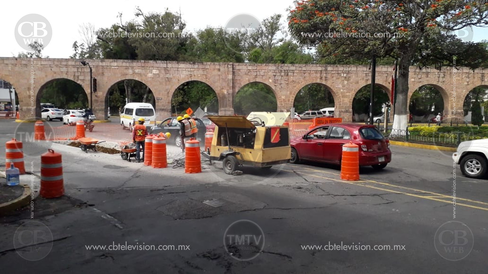 Obras sobre la avenida Tata Vasco generan molestia para automovilistas Obras sobre la avenida Tata Vasco generan molestia para automovilistas