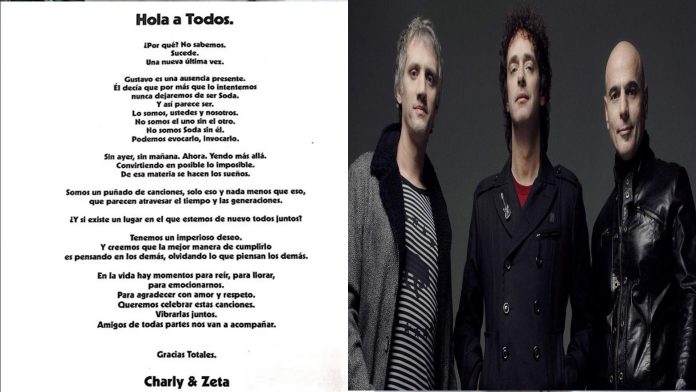 Soda Stereo regresará a los escenarios con gira por Latinoamérica