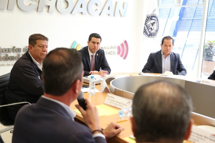 Establecen Gobierno de Michoacán y empresarios, esquemas para el fortalecimiento de la seguridad