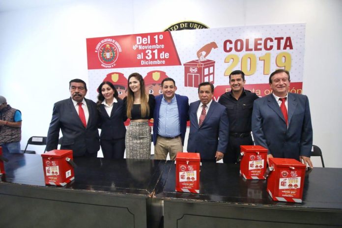 Encabeza Víctor Manríquez arranque de Colecta 2019 del H. Cuerpo Voluntario de Bomberos de Uruapan