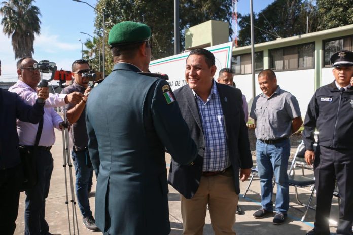 Refrenda Víctor Manríquez total coordinación con la Guardia Nacional para fortalecer seguridad