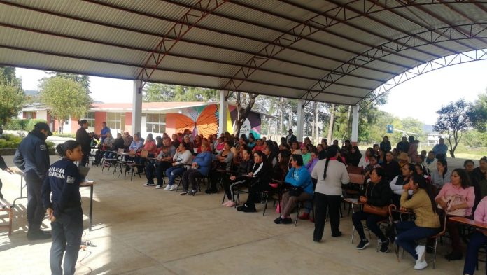 Promueve SSP una cultura preventiva en Senguio