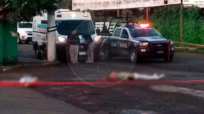 En pleno centro de Jacona, ejecutan a balazos a dos hermanos