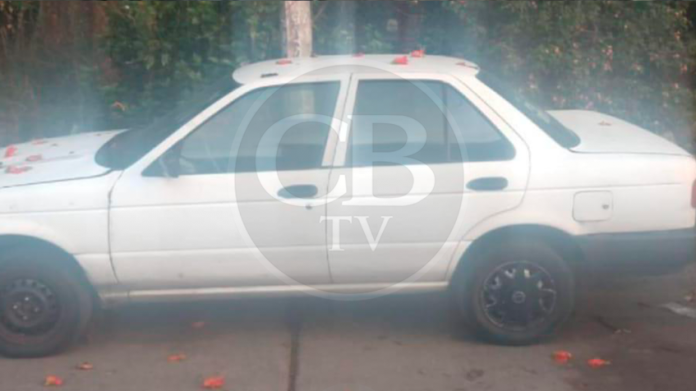 PM asegura auto con reporte de robo en Uruapan