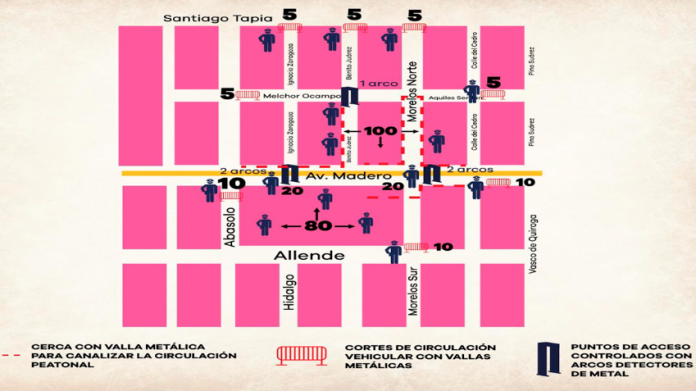 Listos, accesos para la inauguración del 75 Congreso y Campeonato Nacional Charro en el Centro de Morelia: SSP