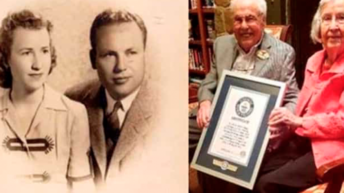 Pareja rompe récord mundial, al cumplir 80 años de casados