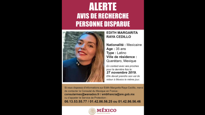 Reportan a mexicana como desaparecida en París