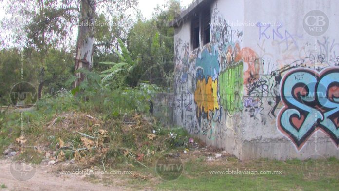 Construcción de Ooapas abandonada, foco rojo de inseguridad