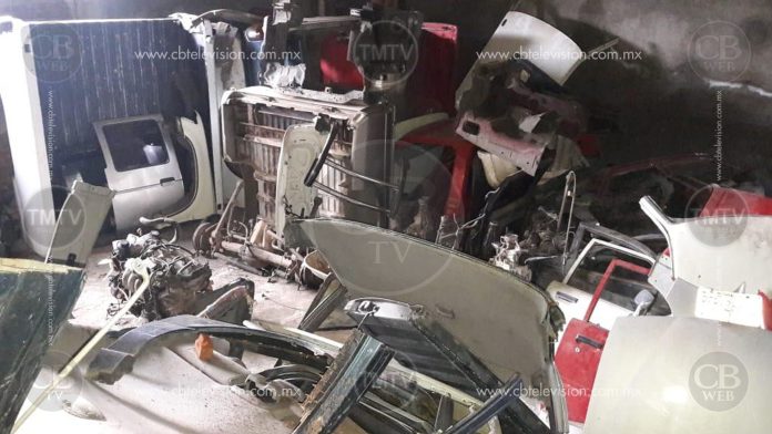Asegura FGE bodega con más de 200 autopartes robadas