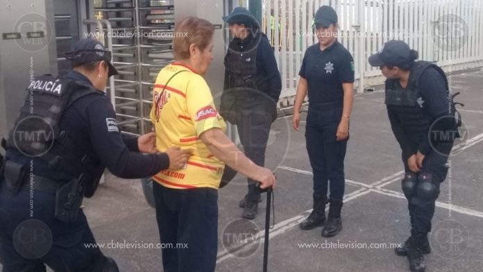 Despliega SSP dispositivo de vigilancia, en el Estadio Morelos