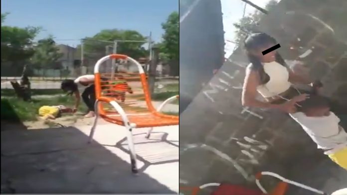Video (+18): “No te soporto más, te voy a mandar a coma”, dice mujer mientras agrede a su hijo