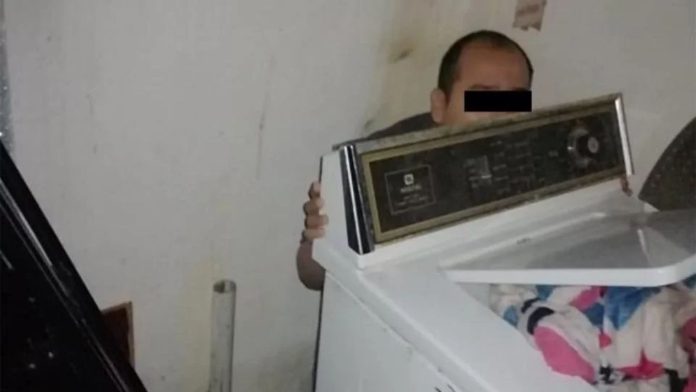Hombre “desaparecido” es hallado atrás de la lavadora de su casa en Sonora