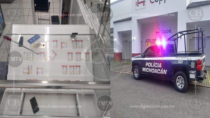 En atraco a Coppel de Pátzcuaro podrían estar involucrados los empleados