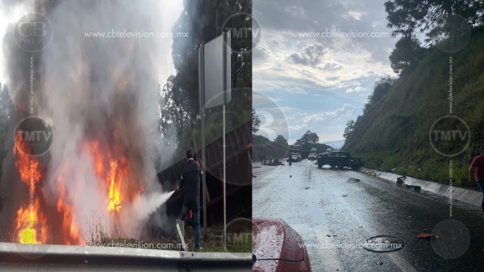 Se registra fuerte choque en la Siglo XXI, hay varios muertos