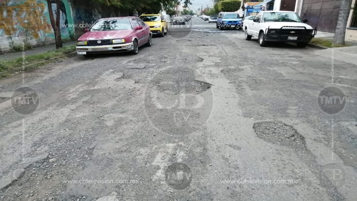 Calles de la colonia Prados Verdes en pésimo estado