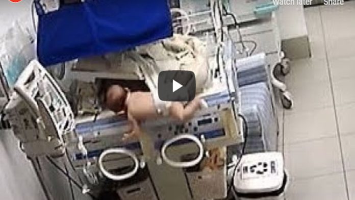 Video: Recién nacido cae de incubadora por “descuido” de enfermera