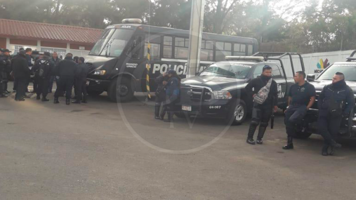 Granaderos de la SSP se van a paro de labores por descuentos injustificados