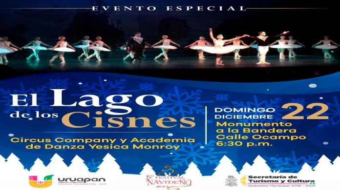 “El Lago de los Cisnes” se presentará en Uruapan en el marco del 5o Festival Navideño