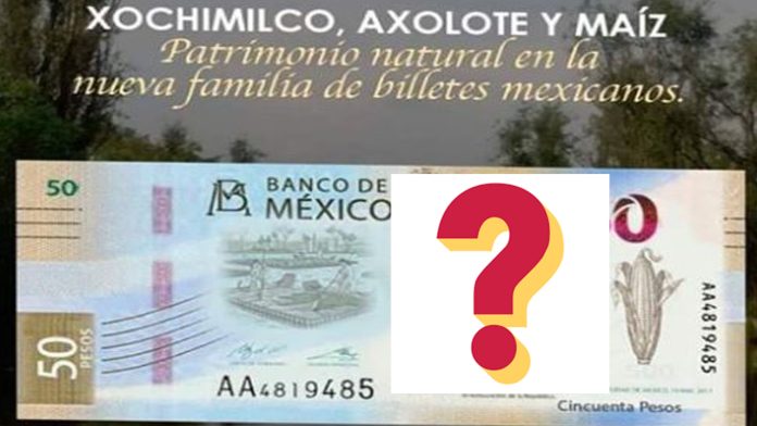 Filtran posible imagen del nuevo billete de 50 pesos