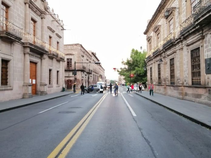 Mantiene SSP vigilancia en la zona Centro de Morelia