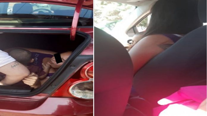 Chofer de Uber encuentra a su esposa y a su hijo escondidos en la cajuela; ella quería espiarlo