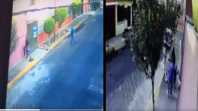 Video: Captan el momento en que hombre ataca sexualmente a mujer que iba con su hijo