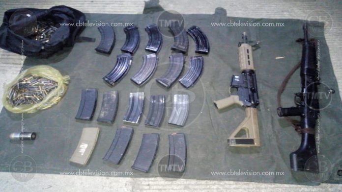 Sedena detiene a un hombre con armas, granada y cartuchos