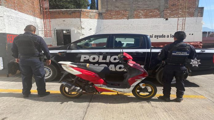 Asegura SSP droga y motocicleta con alteraciones en sus medios de identificación 