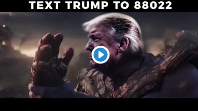 Trump usa imagen de Thanos para video electoral; “Yo soy inevitable”