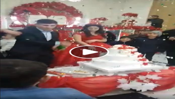 Video: Hombre se pone violento con su novia en su propia boda
