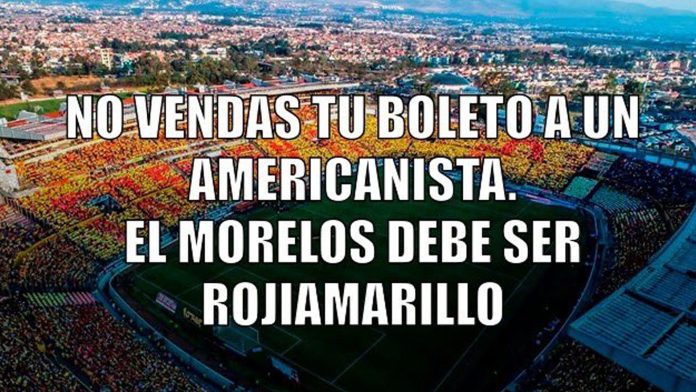 Afición de Morelia convoca a no vender boletos a americanistas