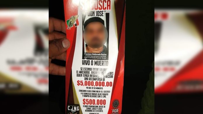 CJNG lanza volantes desde avioneta en Michoacán para ofrecer recompensa por “Don José”