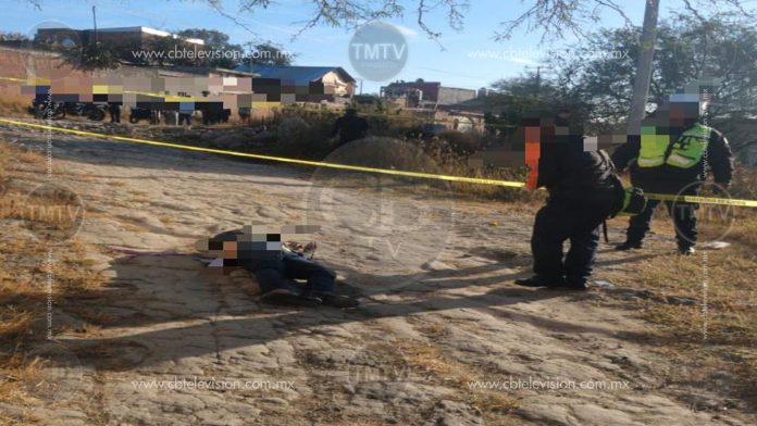 Hombre muerto en la colonia 3 de agosto, al norte de Morelia