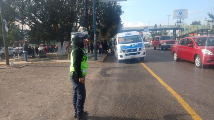 Implementa SSP dispositivo de vigilancia ante manifestación, en Morelia