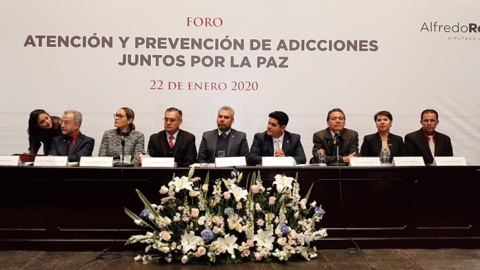 Alfredo Ramírez presenta foro de Prevención de Adicciones; en Michoacán se consume más la marihuana