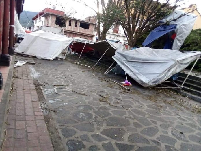 Realiza SSP labores prevenidas ante afectaciones en Paracho 