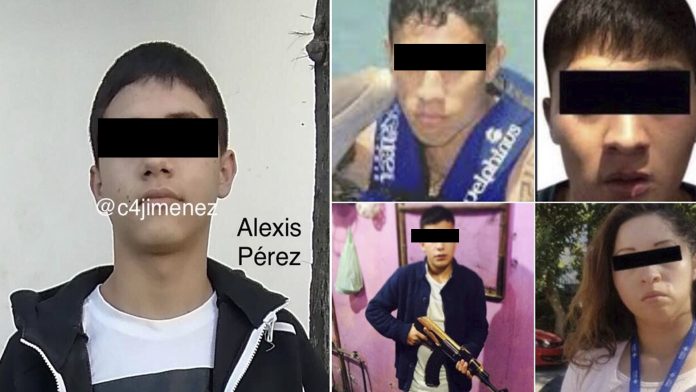 Cinco adolescentes fueron detenidos por los Agentes de la Policía de Investigación de la Procuraduría de la Ciudad de México, en la alcaldía Tláhuac. 