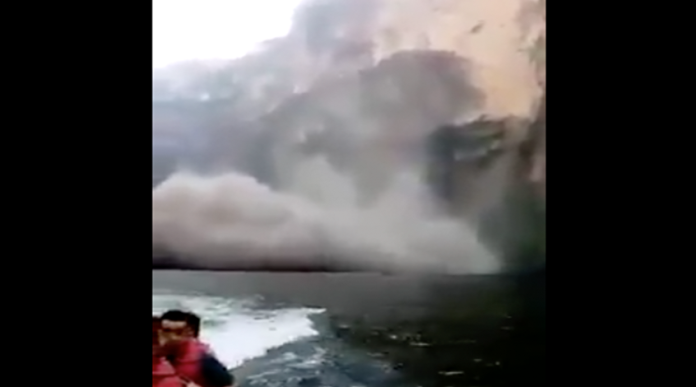 VIDEO: Se desploma parte del Cañón del Sumidero